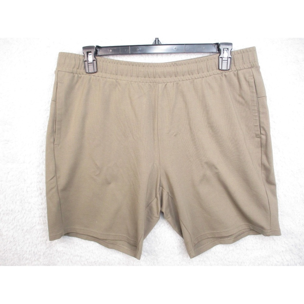 Men's Columbia Sportswear Shorts XL Khaki Active Outdoor Stretch Drawstring Wais